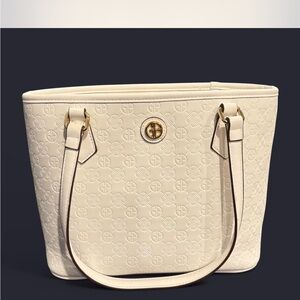 Elegant Cream Tote Bag